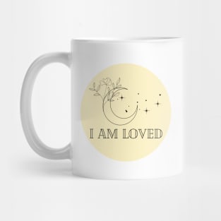 Affirmation Collection - I Am Loved (Yellow) Mug
